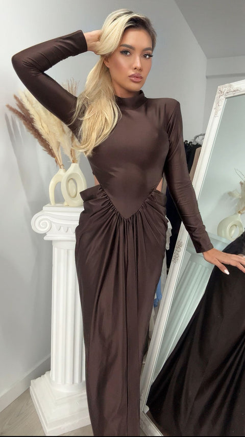 Rochie eleganta Maro modelatoare cu decupaje Afroditta