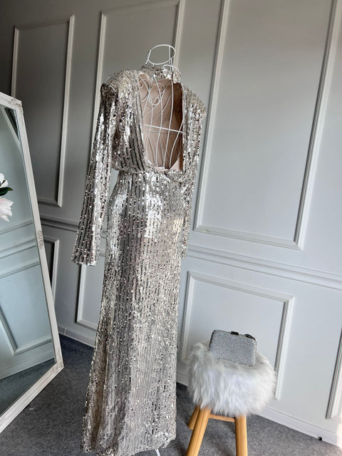 Rochie Luxury Imperatrice Silver