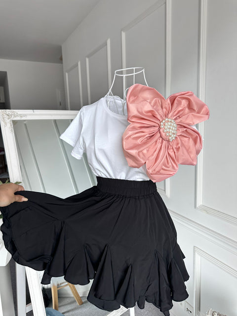 Fusta de dama neagra Luxe Amelia