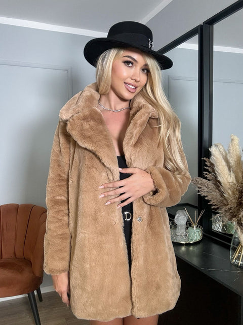 Cojoc de blana Bej Kelly