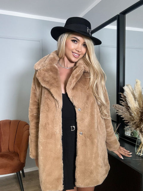 Cojoc de blana Bej Kelly