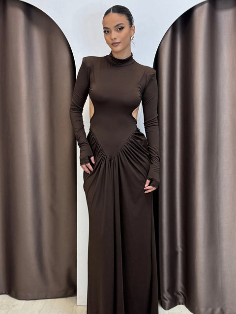 Rochie eleganta Maro modelatoare cu decupaje Afroditta