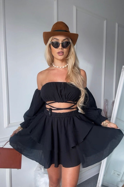 Rochie de vara neagra Viviane