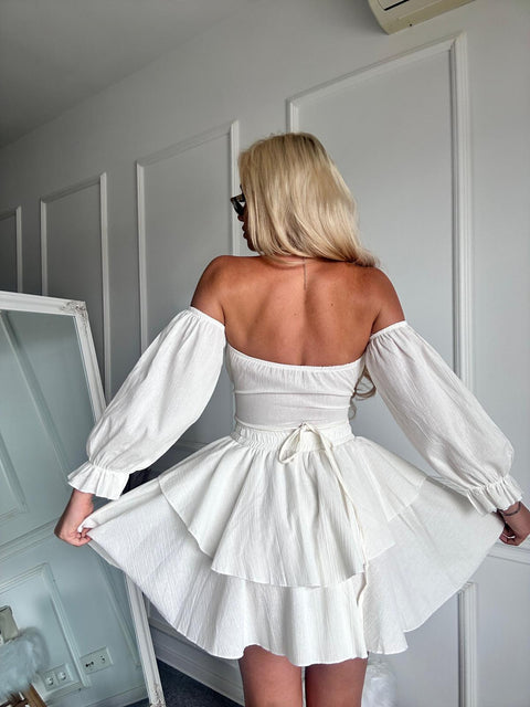 Rochie de vara alba Viviane
