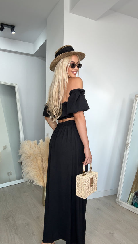 Set de plaja negru Summer