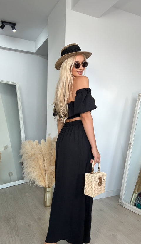 Set de plaja negru Summer