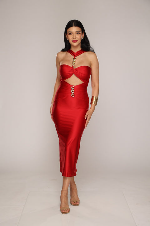 Rochie de dama Red Chain