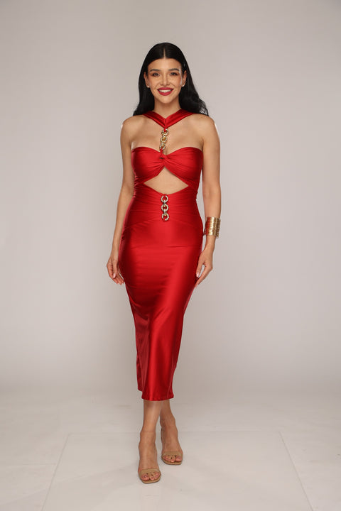 Rochie de dama Red Chain