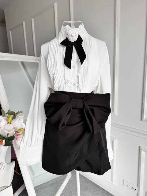 Fusta pantalon Black Bow