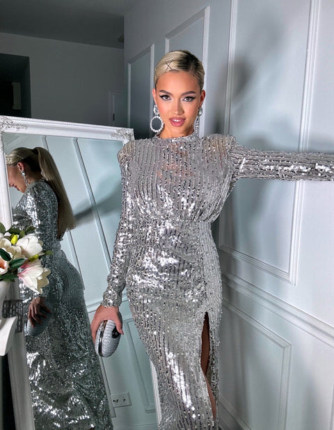 Rochie Luxury Imperatrice Silver