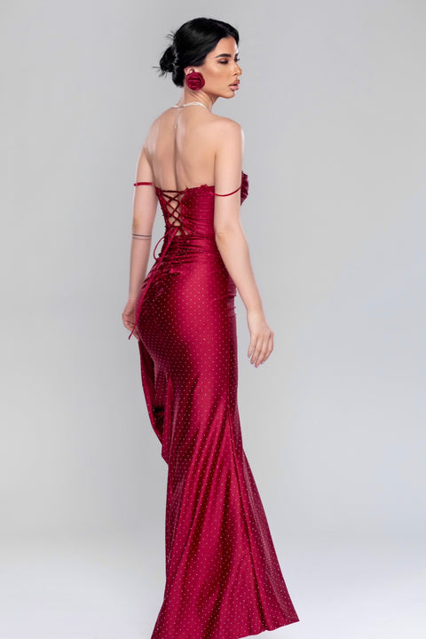 Rochie eleganta Bordo Dream