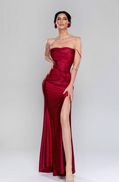 Rochie eleganta Bordo Dream