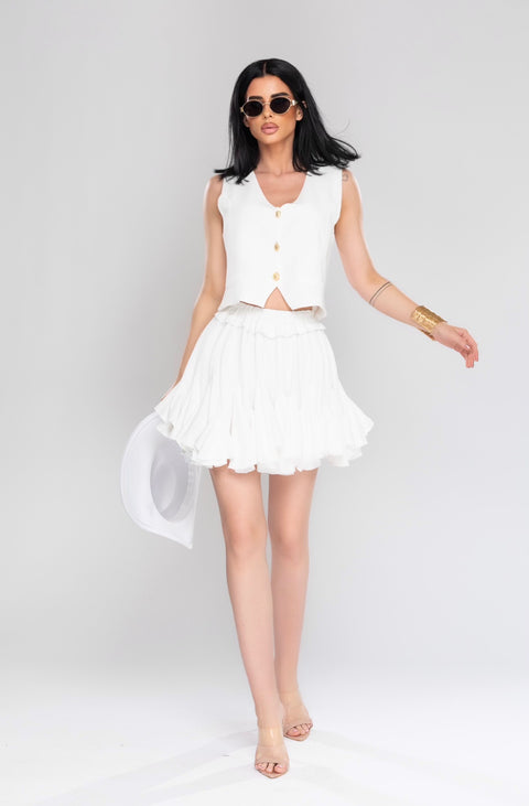 Compleu alb Summer Chic