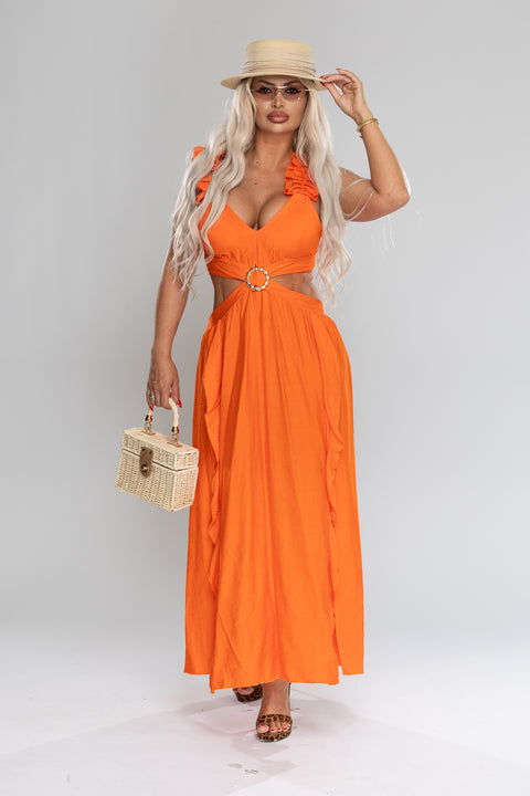 Rochie Orange Sunset Summer