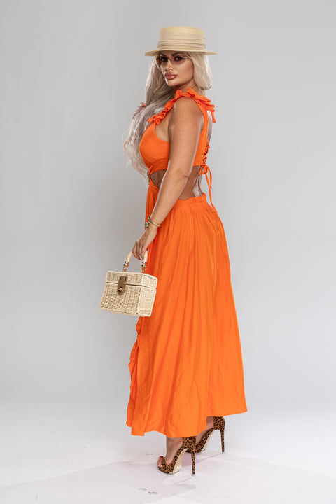 Rochie Orange Sunset Summer