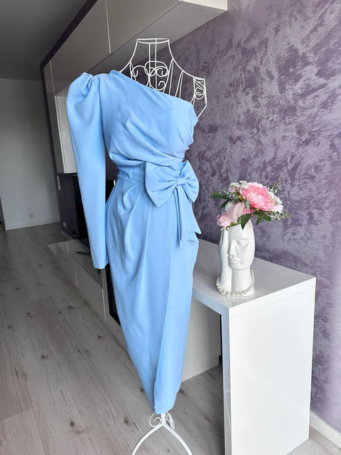Rochie Luxury Blue Bow