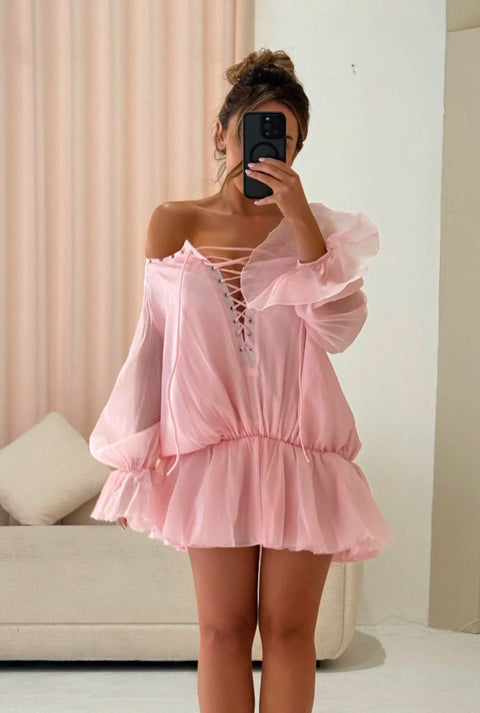 Rochie Pretty Rose Roze