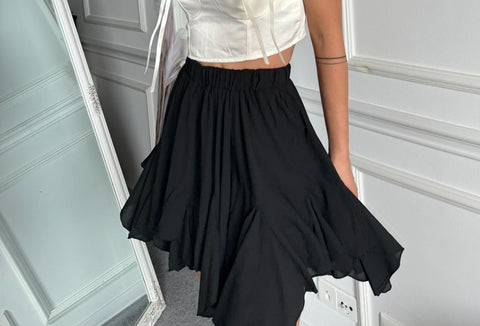 Fusta pantalon amelia neagra