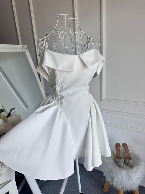 Rochie de vara alba Blissy